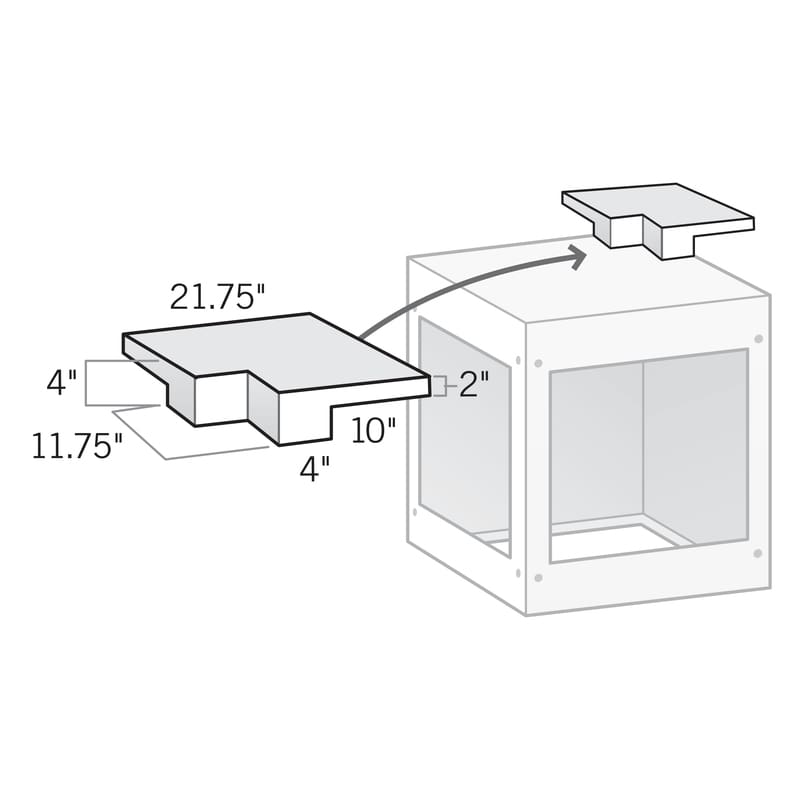 Kindred Outdoors & Surrounds - Corner Raised Backsplash